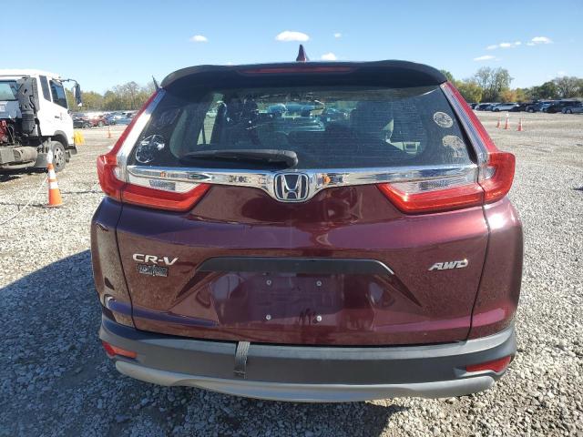 2HKRW6H38JH215072 - 2018 HONDA CR-V LX BURGUNDY photo 6