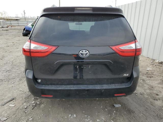 5TDYZ3DC9HS827213 - 2017 TOYOTA SIENNA XLE BLACK photo 6