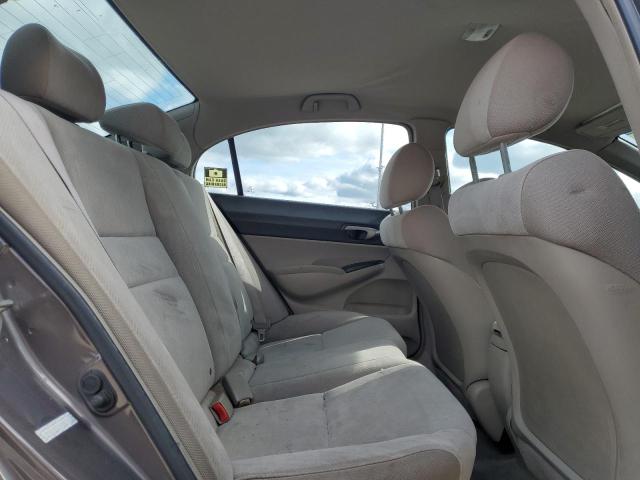 2HGFA1F57AH540704 - 2010 HONDA CIVIC LX GRAY photo 10