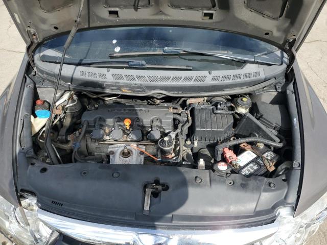2HGFA1F57AH540704 - 2010 HONDA CIVIC LX GRAY photo 11