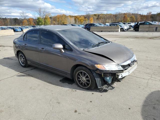 2HGFA1F57AH540704 - 2010 HONDA CIVIC LX GRAY photo 4