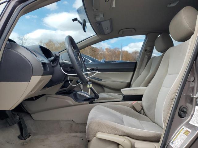 2HGFA1F57AH540704 - 2010 HONDA CIVIC LX GRAY photo 7