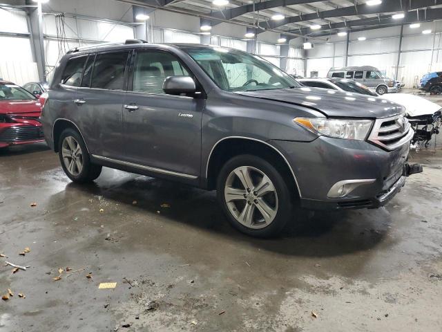 5TDDK3EHXBS090091 - 2011 TOYOTA HIGHLANDER LIMITED GRAY photo 4