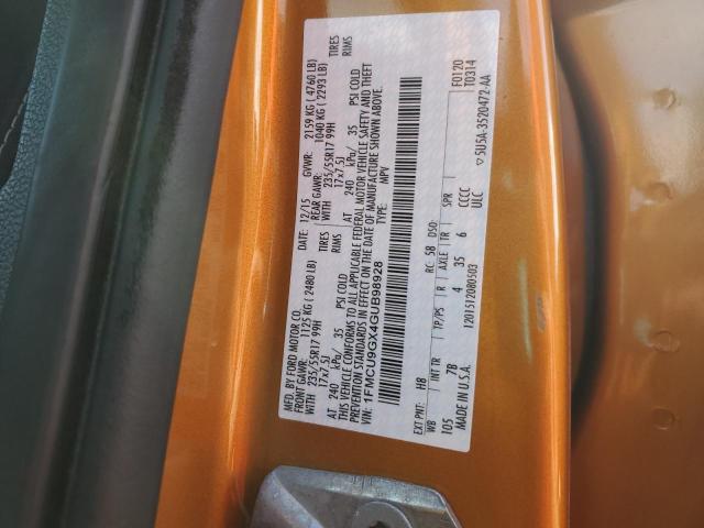 1FMCU9GX4GUB98928 - 2016 FORD ESCAPE SE ოქროსფერი ფოტო 12