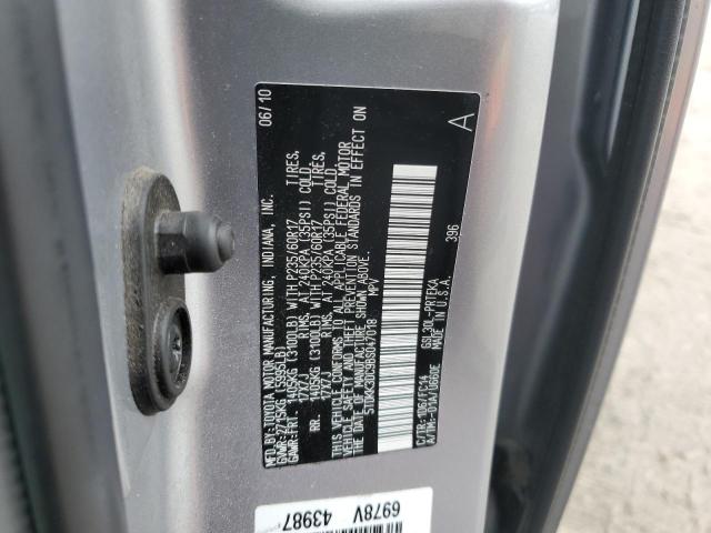 5TDKK3DC9BS047018 - 2011 TOYOTA SIENNA LE ვერცხლისფერი ფოტო 14