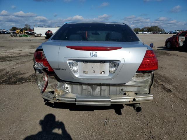 3HGCM56486G707524 - 2006 HONDA ACCORD LX SILVER photo 6