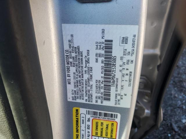 1FA6P0G72E5385005 - 2014 FORD FUSION S 银色 照片 12