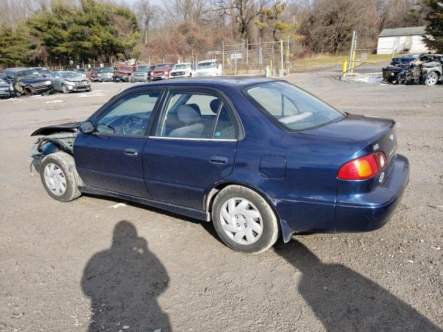 2T1BR12E02C547968 - 2002 TOYOTA COROLLA CE BLUE photo 2