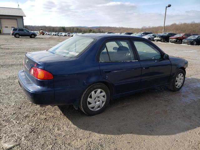 2T1BR12E02C547968 - 2002 TOYOTA COROLLA CE BLUE photo 3