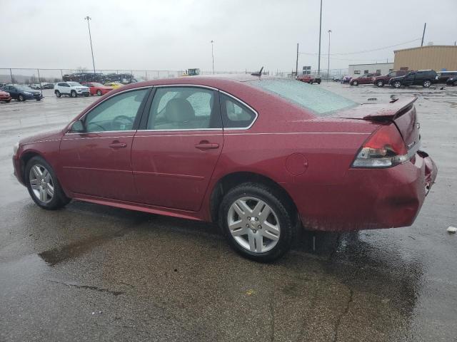 2G1WB5EK0B1163517 - 2011 CHEVROLET IMPALA LT MAROON photo 2