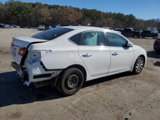 3N1AB7AP8FY264250 - 2015 NISSAN SENTRA S WHITE photo 3