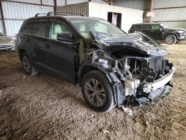 5TDKKRFH3FS040535 - 2015 TOYOTA HIGHLANDER XLE შავი ფოტო 4