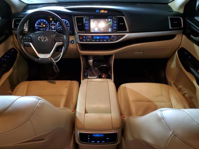 5TDKKRFH3FS040535 - 2015 TOYOTA HIGHLANDER XLE შავი ფოტო 8