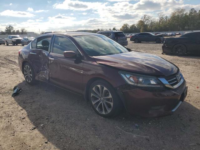 1HGCR2F57FA078507 - 2015 HONDA ACCORD SPORT BURGUNDY photo 4