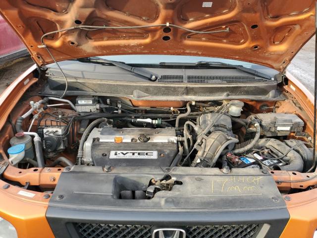 5J6YH28786L007370 - 2006 HONDA ELEMENT EX ORANGE photo 11