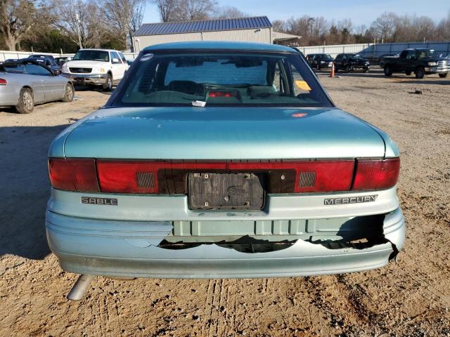 1MELM50U4SA610447 - 1995 MERCURY SABLE GS BLUE photo 6