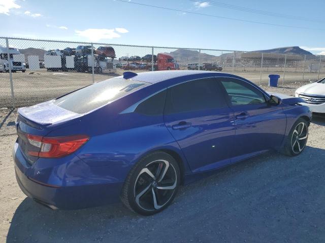 1HGCV1F31KA050278 - 2019 HONDA ACCORD SPORT BLUE photo 3