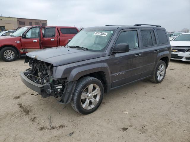 1C4NJPFA6FD358412 - 2015 JEEP PATRIOT LATITUDE GRAY photo 1