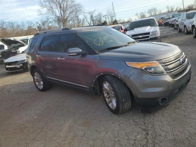 1FM5K8F83EGB09865 - 2014 FORD EXPLORER LIMITED GRAY photo 4