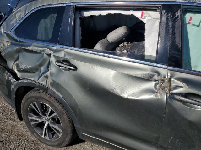 5TDJKRFH3GS313146 - 2016 TOYOTA HIGHLANDER XLE Կանաչ լուսանկար 10