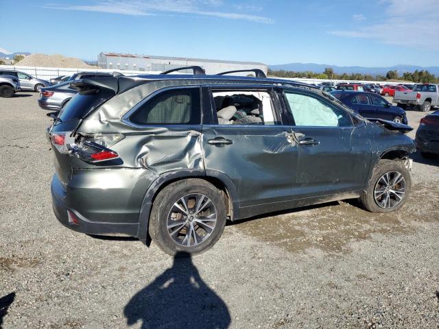 5TDJKRFH3GS313146 - 2016 TOYOTA HIGHLANDER XLE Կանաչ լուսանկար 3