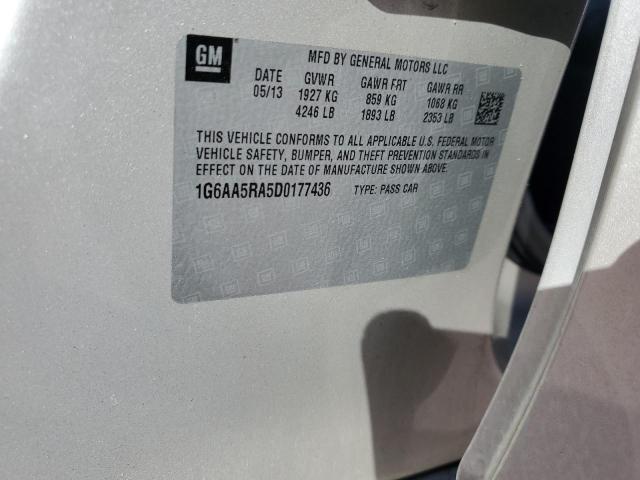 1G6AA5RA5D0177436 - 2013 CADILLAC ATS კრემისფერი ფოტო 12