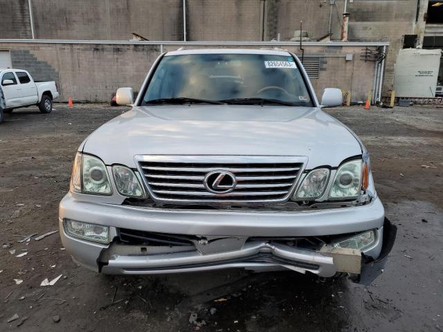 JTJHT00W674021515 - 2007 LEXUS LX 470 SILVER photo 5