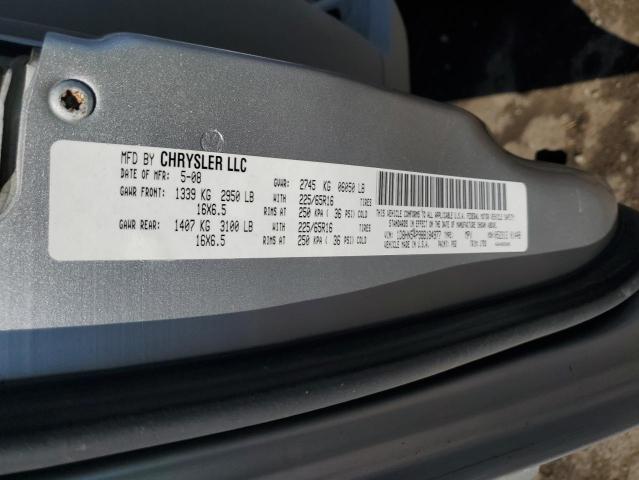 1D8HN54P98B184977 - 2008 DODGE GRAND CARAVAN SXT SILVER photo 13