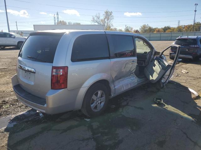 1D8HN54P98B184977 - 2008 DODGE GRAND CARAVAN SXT SILVER photo 3