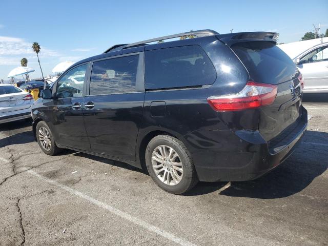 5TDYK3DC0FS661679 - 2015 TOYOTA SIENNA XLE BLACK photo 2
