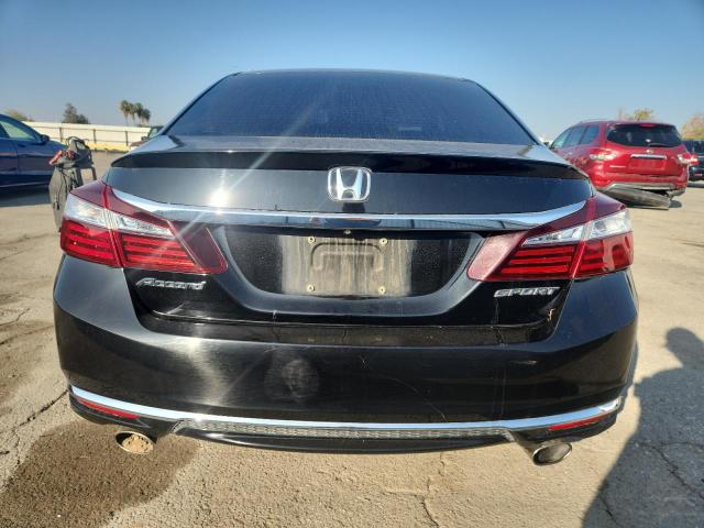 1HGCR2F59HA147099 - 2017 HONDA ACCORD SPORT Чорний фото 6