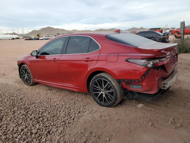 4T1G11AK9RU246841 - 2024 TOYOTA CAMRY SE NIGHT SHADE RED photo 2