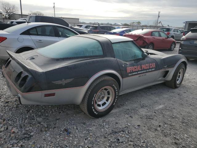 1Z87L8S901171 - 1978 CHEVROLET CORVETTE BLACK photo 3