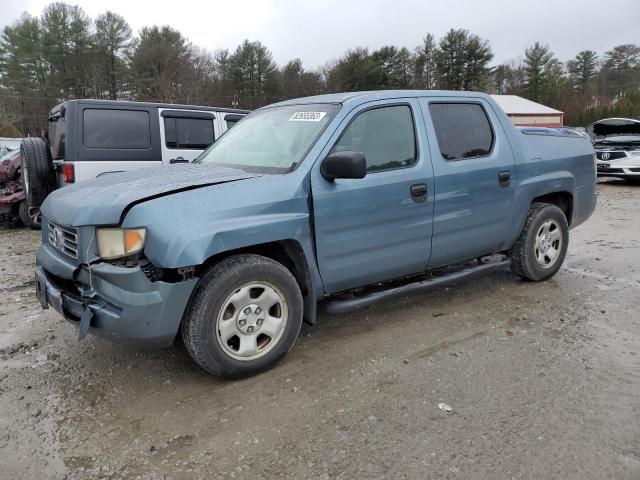 2HJYK16256H522862 - 2006 HONDA RIDGELINE RT BLUE photo 1