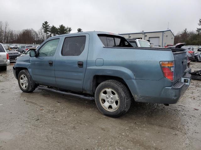 2HJYK16256H522862 - 2006 HONDA RIDGELINE RT BLUE photo 2