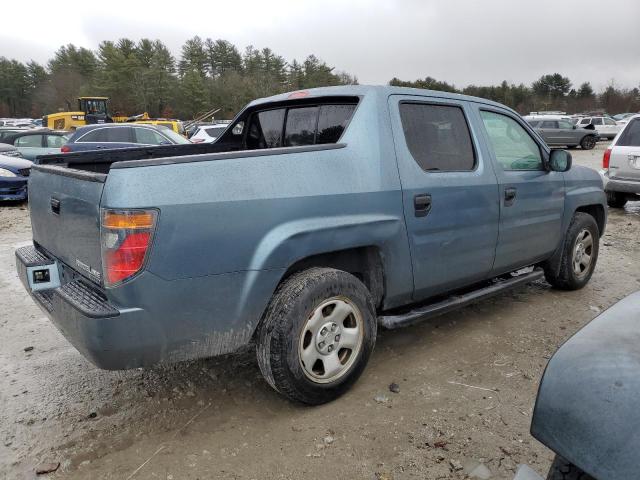 2HJYK16256H522862 - 2006 HONDA RIDGELINE RT BLUE photo 3