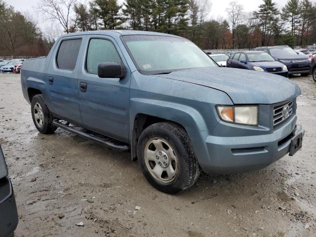 2HJYK16256H522862 - 2006 HONDA RIDGELINE RT BLUE photo 4