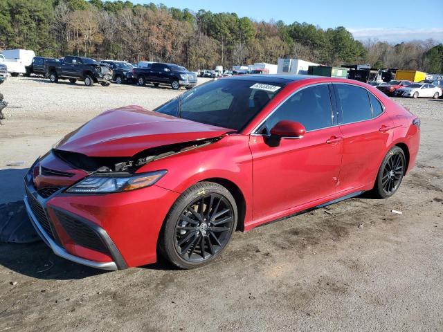 4T1K61AK3MU415644 - 2021 TOYOTA CAMRY XSE RED photo 1