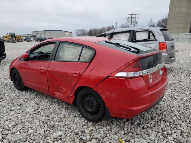 JHMZE2H56CS002752 - 2012 HONDA INSIGHT LX RED photo 2