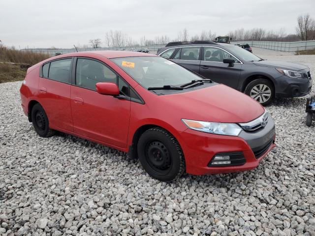 JHMZE2H56CS002752 - 2012 HONDA INSIGHT LX RED photo 4