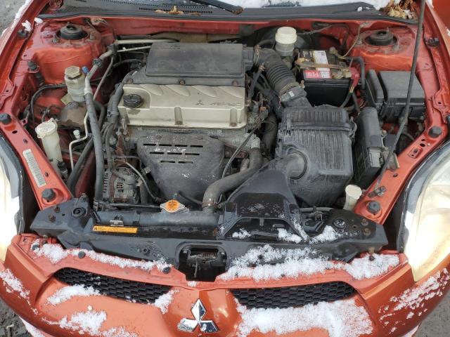 4A3AK64F68E035153 - 2008 MITSUBISHI ECLIPSE SE ORANGE photo 11