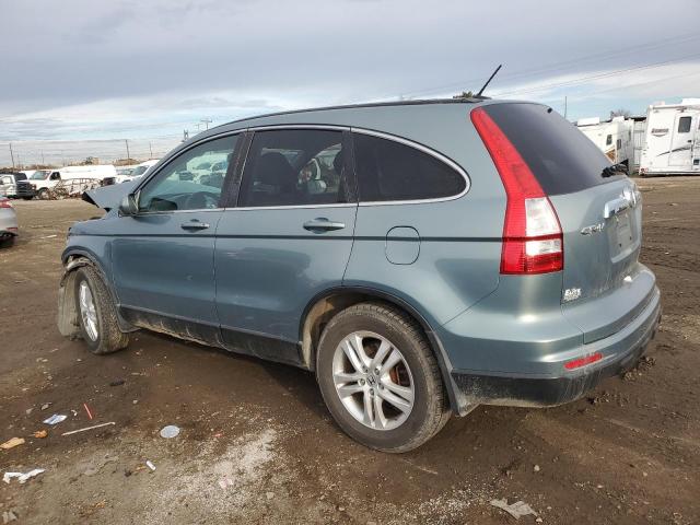 5J6RE4H77BL816037 - 2011 HONDA CR-V EXL GREEN photo 2