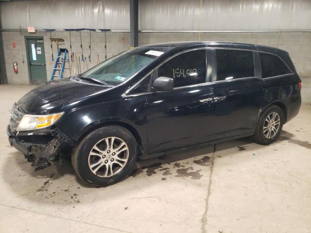 5FNRL5H43DB053480 - 2013 HONDA ODYSSEY EX BLACK photo 1