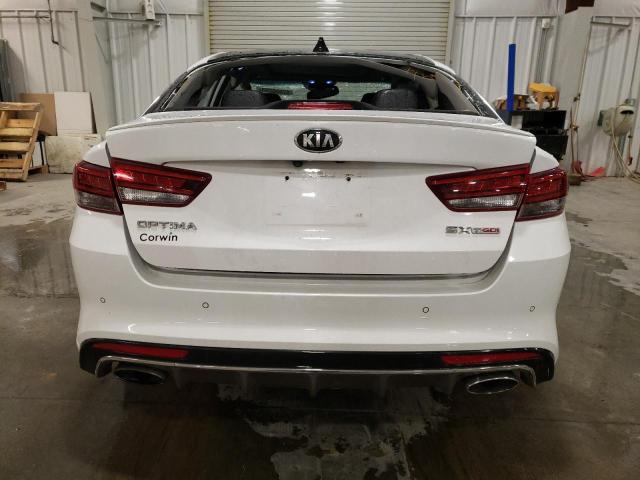 5XXGW4L27JG209432 - 2018 KIA OPTIMA SX WHITE photo 6