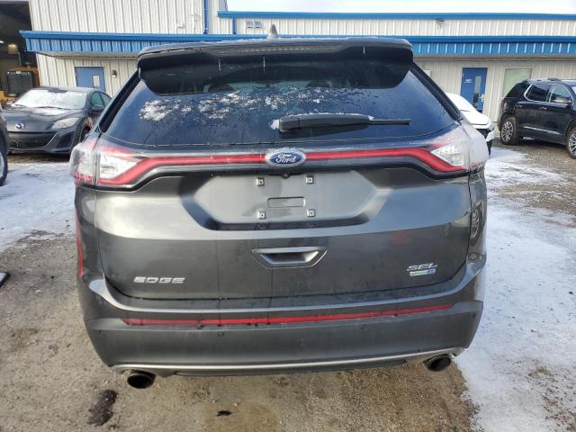 2FMPK4J90HBB55280 - 2017 FORD EDGE SEL GRAY photo 6