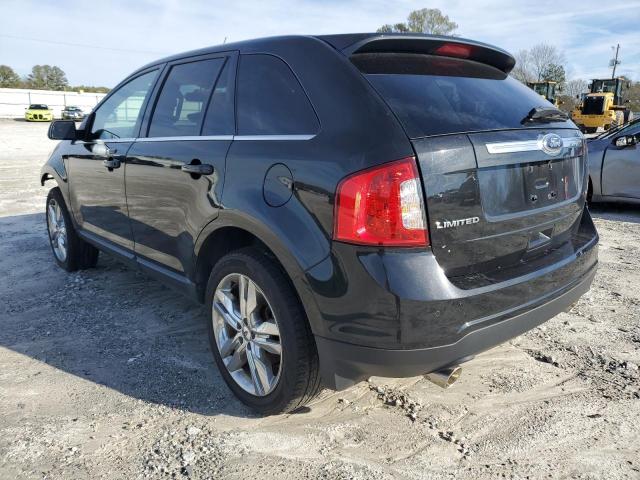 2FMDK4KC5DBA56557 - 2013 FORD EDGE LIMITED BLACK photo 2