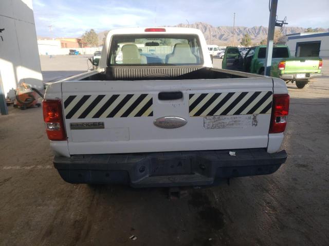 1FTYR10D99PA24075 - 2009 FORD RANGER WHITE photo 6