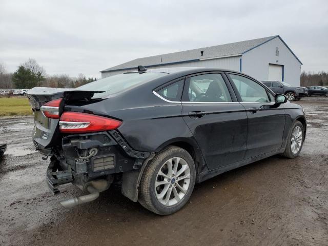 3FA6P0HD0KR165990 - 2019 FORD FUSION SE BLACK photo 3