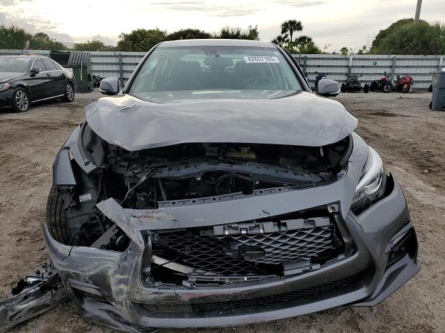 JN1EV7ARXKM555131 - 2019 INFINITI Q50 LUXE GRAY photo 5