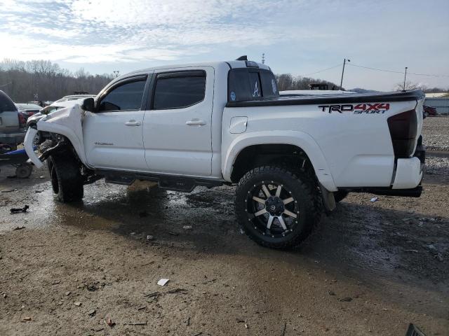 3TMCZ5AN2HM049994 - 2017 TOYOTA TACOMA DOUBLE CAB WHITE photo 2